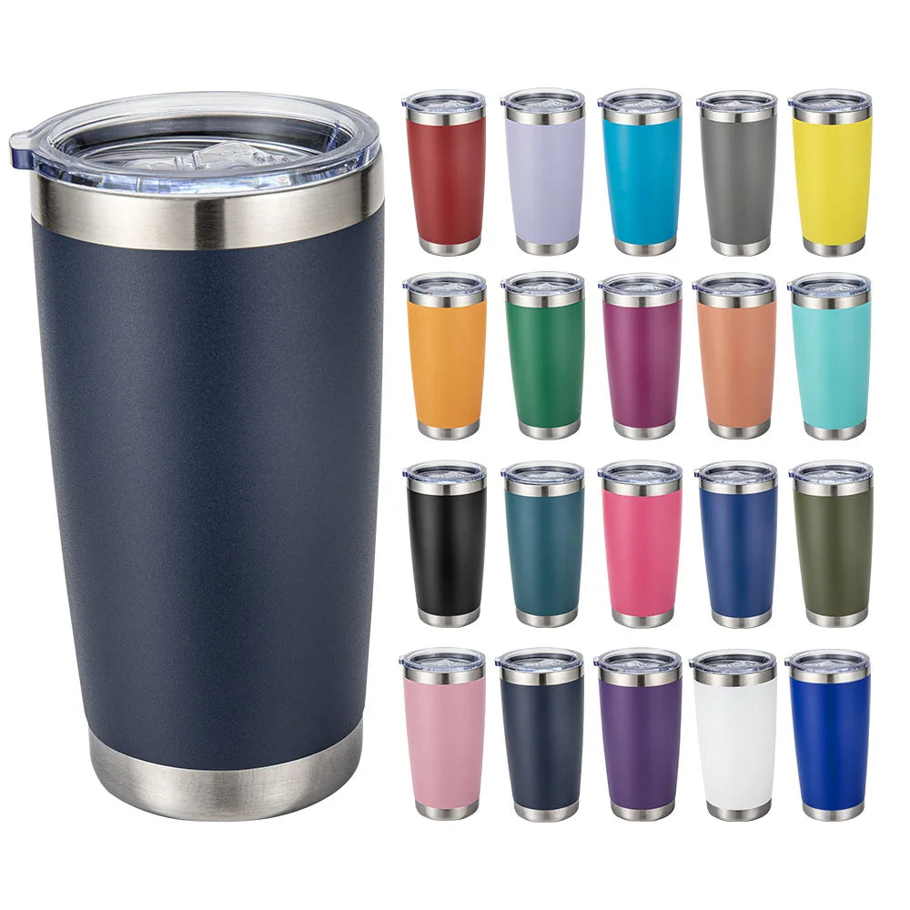 Custom 20 OZ Cup Double Wall Vacuum Insulated Travel Mug Bulk Thermal Tumblers Stainless Steel Insulated Mug