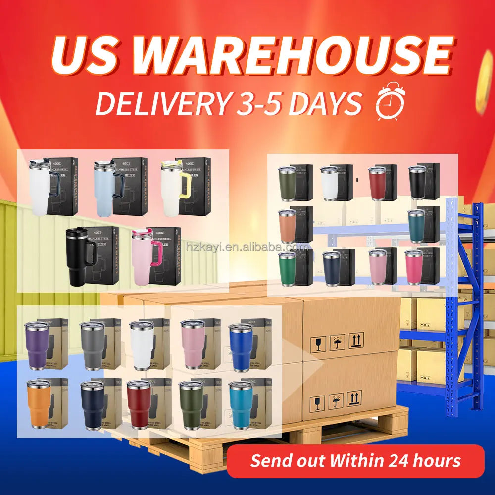 Custom 20 OZ Cup Double Wall Vacuum Insulated Travel Mug Bulk Thermal Tumblers Stainless Steel Insulated Mug