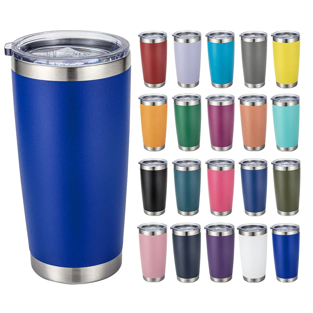 Custom 20 OZ Cup Double Wall Vacuum Insulated Travel Mug Bulk Thermal Tumblers Stainless Steel Insulated Mug