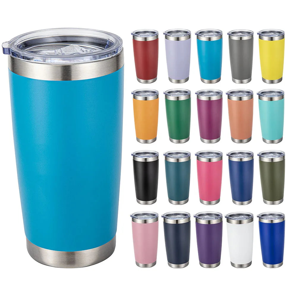 Custom 20 OZ Cup Double Wall Vacuum Insulated Travel Mug Bulk Thermal Tumblers Stainless Steel Insulated Mug