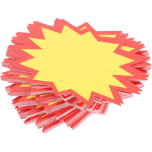 100Pcs Store Promotional Signs Burst Signs Advertising Paper Explosion Sticker Signs Store Promotional