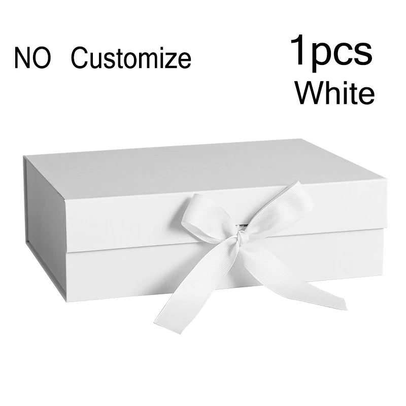 Cardboard White Black Gift Package Carton Large Gift Box logo customize Corrugated Box For Packaging Parti Favors Box