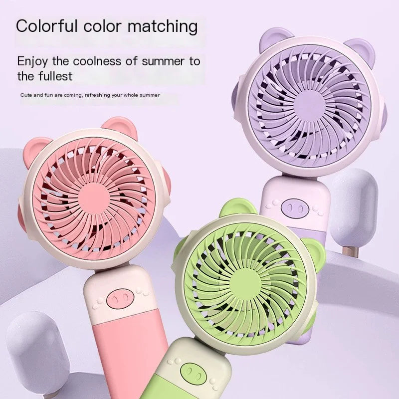 Handheld Mini Fan – USB Rechargeable Portable Cooling Fan, Perfect Promotional Gift