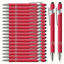 20 Personalized Pens with Stylus- Customizable Ballpoint Pen Set- Perfect for Office, School, Journaling, and Art Projects