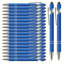 20 Personalized Pens with Stylus- Customizable Ballpoint Pen Set- Perfect for Office, School, Journaling, and Art Projects