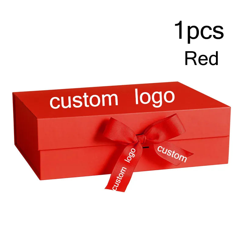 Cardboard White Black Gift Package Carton Large Gift Box logo customize Corrugated Box For Packaging Parti Favors Box