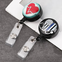 Badge Holder Clip Card Holder Clip Name Tag Holder Name Card Holder Retractable Badge Nurse Doctor Key Chain ID Badge Holder