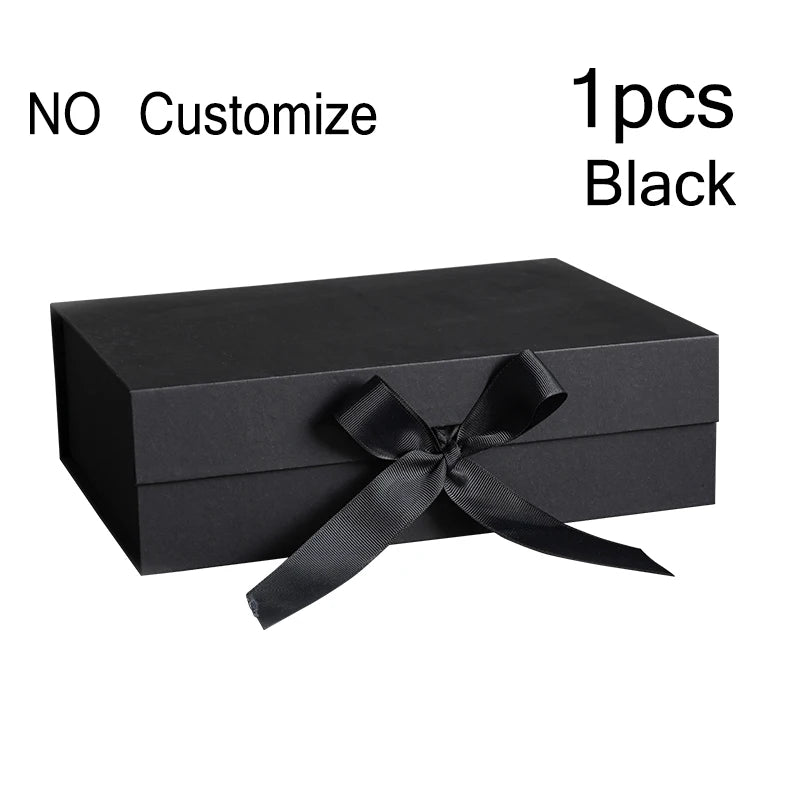 Cardboard White Black Gift Package Carton Large Gift Box logo customize Corrugated Box For Packaging Parti Favors Box