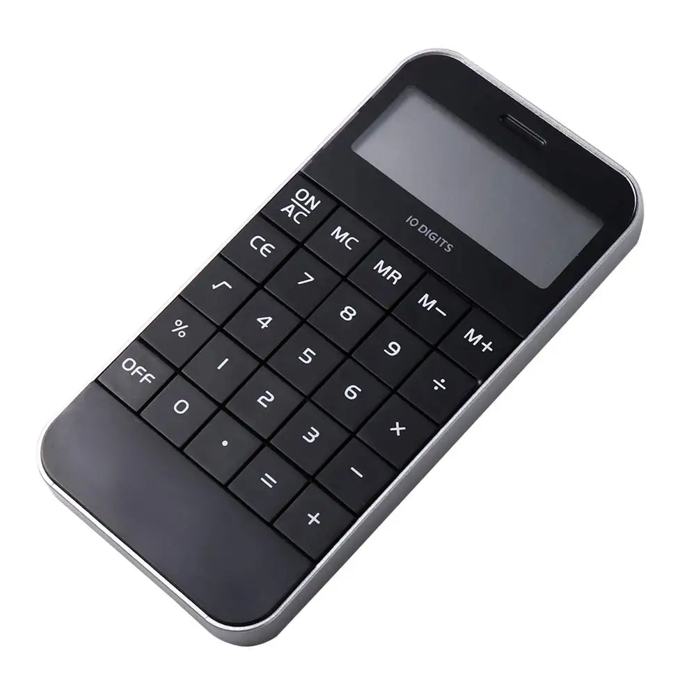 Student Mini Office Pocket Promotional Cheap White Black Digit Calculator Electronic