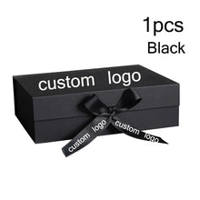 Cardboard White Black Gift Package Carton Large Gift Box logo customize Corrugated Box For Packaging Parti Favors Box