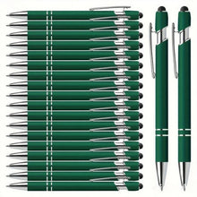 20 Personalized Pens with Stylus- Customizable Ballpoint Pen Set- Perfect for Office, School, Journaling, and Art Projects