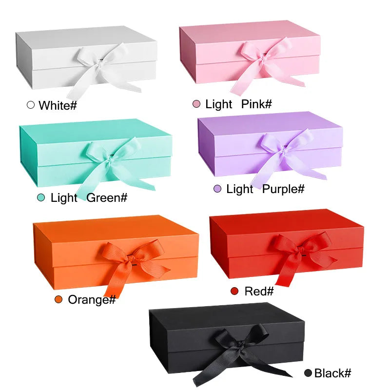 Cardboard White Black Gift Package Carton Large Gift Box logo customize Corrugated Box For Packaging Parti Favors Box