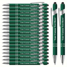 20 Personalized Pens with Stylus- Customizable Ballpoint Pen Set- Perfect for Office, School, Journaling, and Art Projects