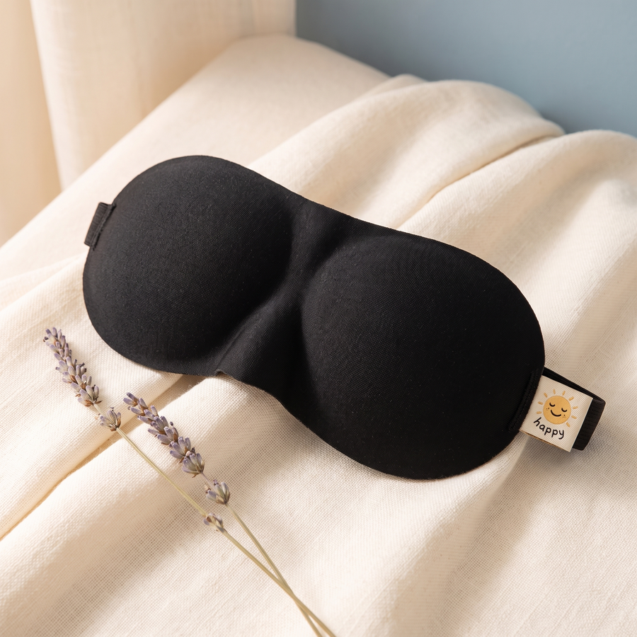 Happy Nostalgix branded eye mask