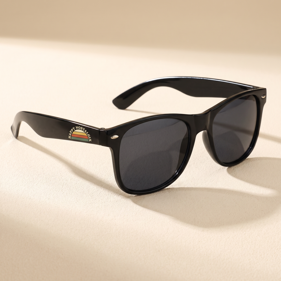 Happy Nostalgix branded sunglasses