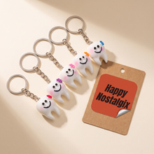 Happy Nostalgix branded dental keychain