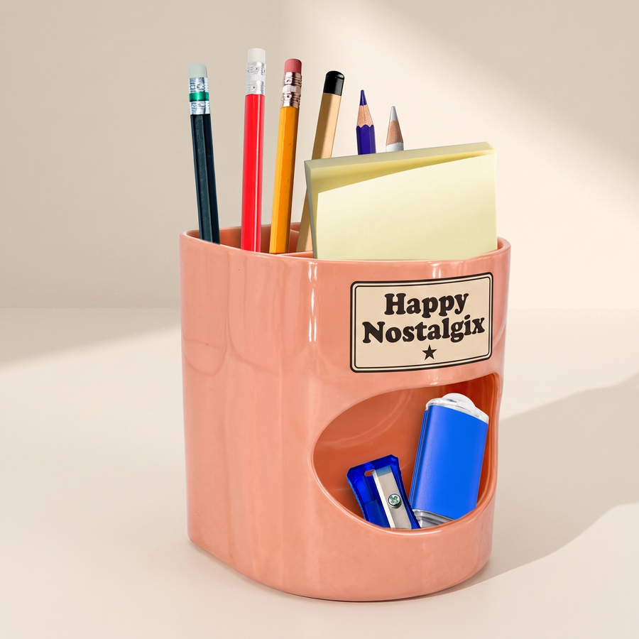 Happy Nostalgix branded pen holders