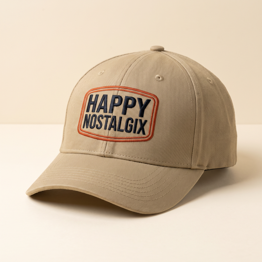 Happy Nostalgix branded baseball cap