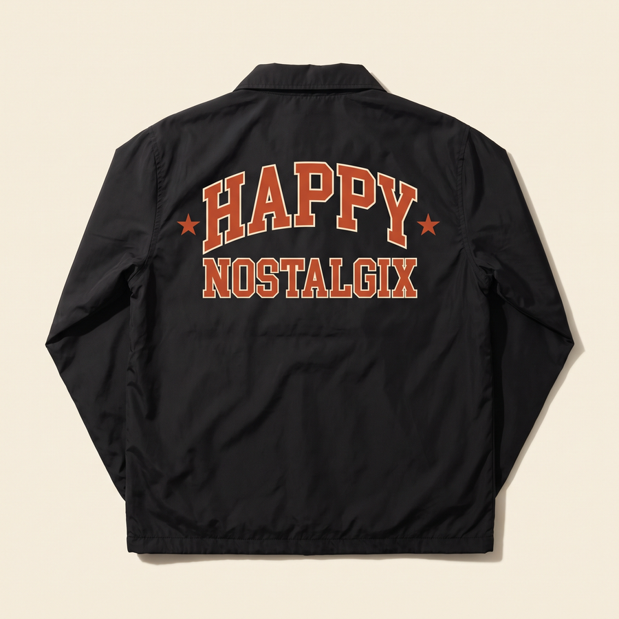 Happy Nostalgix branded team jacket