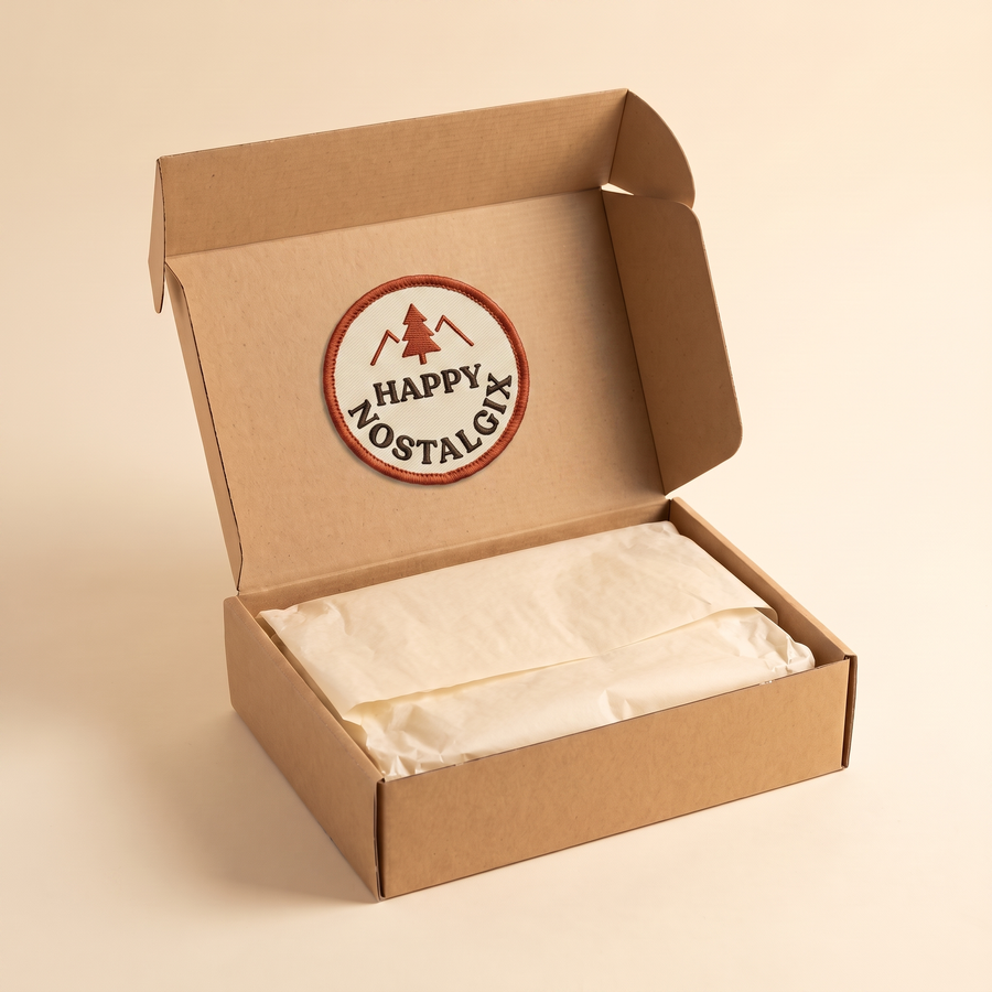 Happy Nostalgix branded gift bundle box