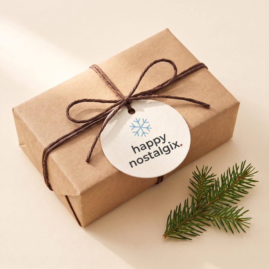 Happy Nostalgix branded holiday gift set